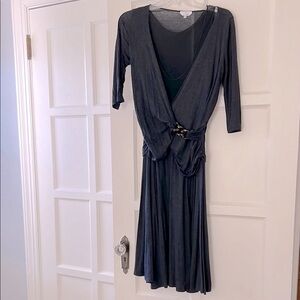 Max Mara Charcoal Jersey Dress